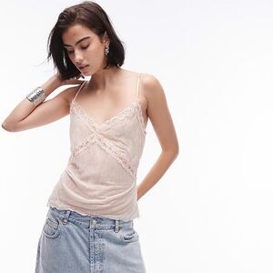 Topshop sheer camisole size small
